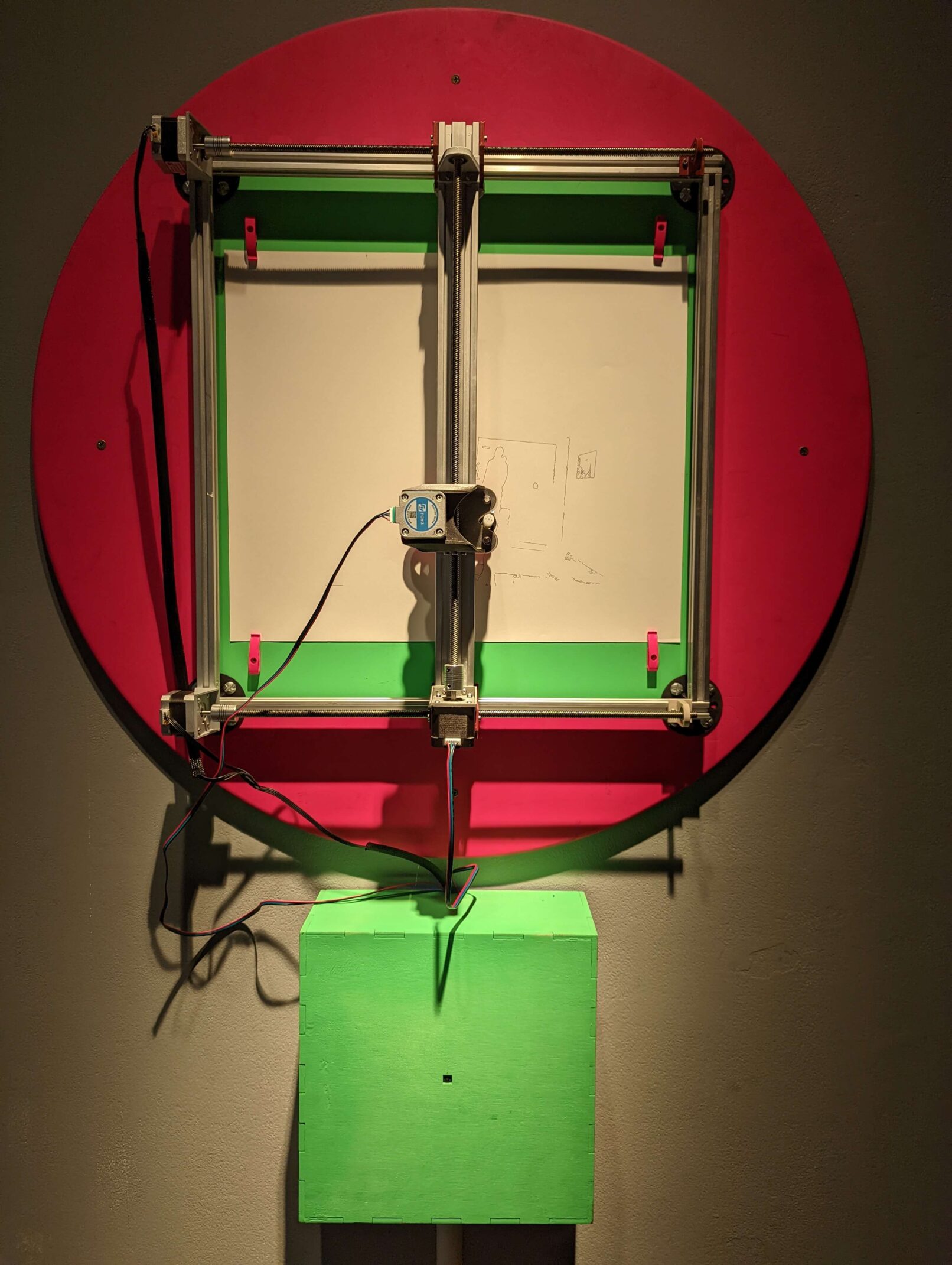 drawing machine made by Robin Leverton